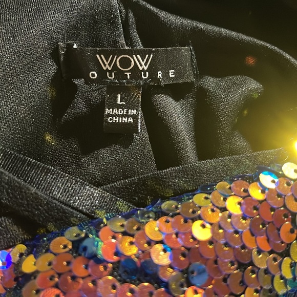 WOW COUTURE Seuinned Dress! Large - Picture 10 of 10